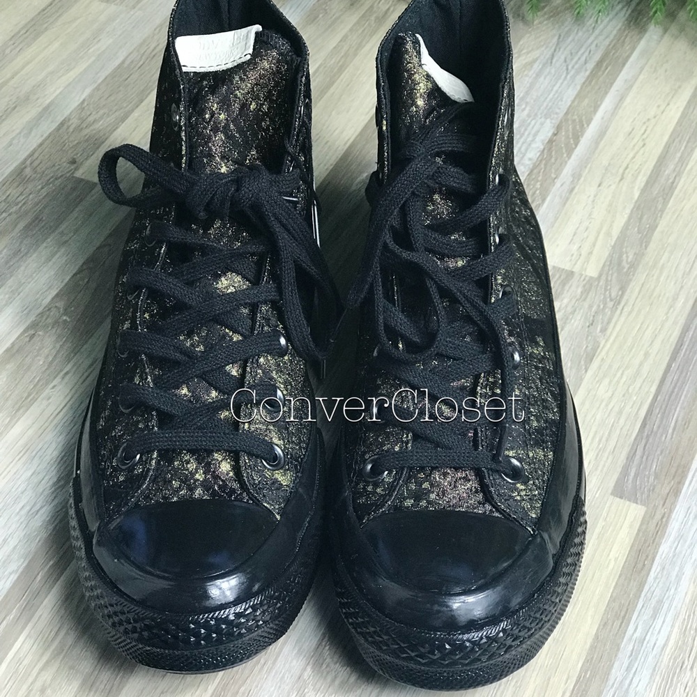 NWT Converse Ctas 70 HI NY Lurex Snake W AUTHENTIC - Picture 6 of 8